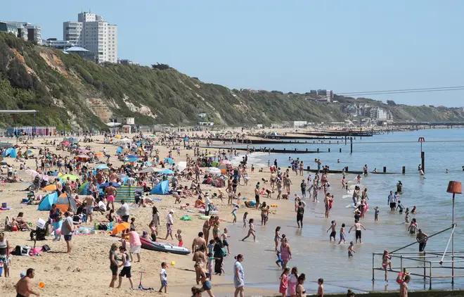 Beaches were packed over the May bank holiday