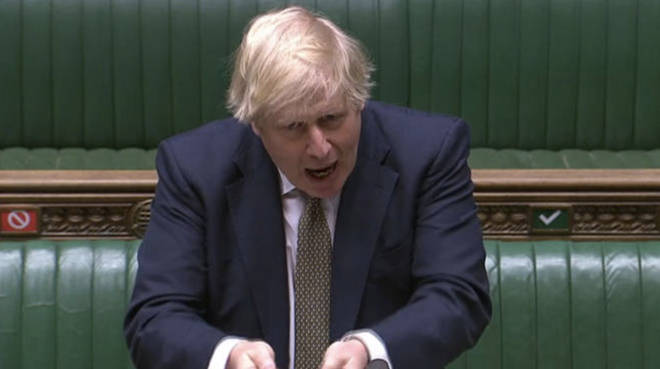 Boris Johnson confirmed the news in the commons today.