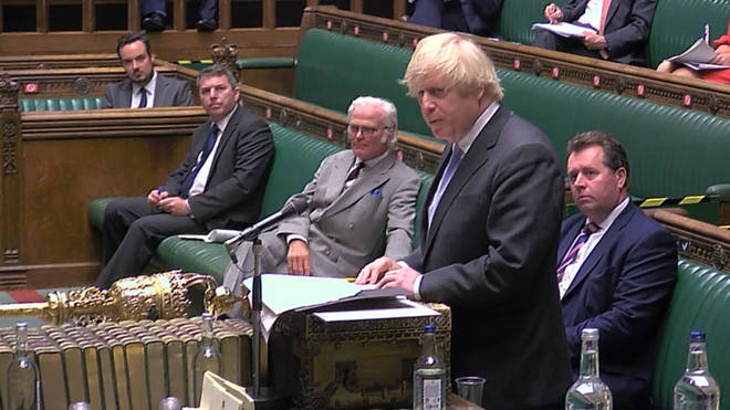 The Prime Minister addressed the Commons