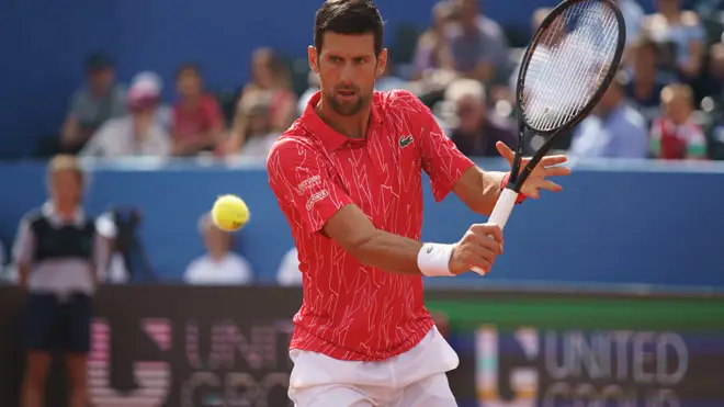 Novak Djokovic was taken ill after taking part in the Adria Tour, which he helped organise