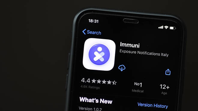 Italy's Immuni app, launched on 1st June