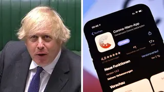 Boris Johnson claimed no countries have functioning Covid tracing apps