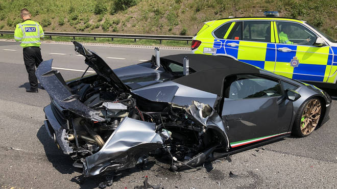 Handout photo taken from the Twitter feed of @WYP-RPU