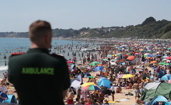 Local authorities in Bournemouth declared a major incident