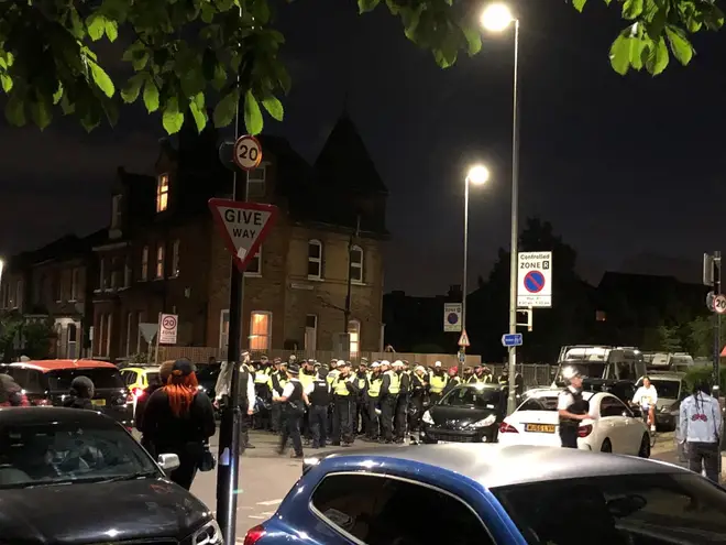 Police were called to break out "unlicensed music events" at Clapham Common and Tooting Bec Common