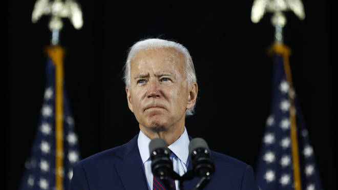 Joe Biden hit out at Trump during a virtual town hall meeting