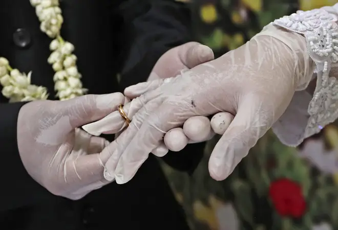 New hygiene measures will be in place for weddings