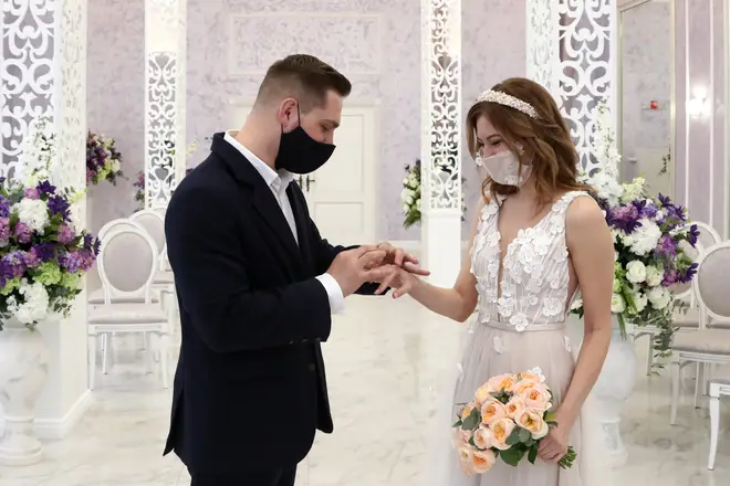 Masks will be encouraged at weddings