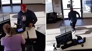 Bungling Bandit Drops Gun During Attempted Bank Robbery