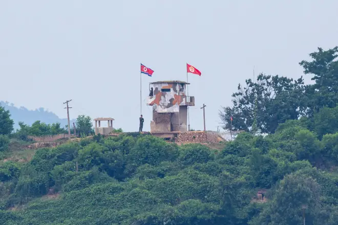 The North-South Korean border