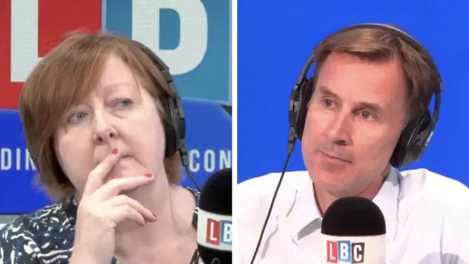 Mr Hunt told Shelagh Fogarty there is "cause for concern" for NHS hospitals this winter