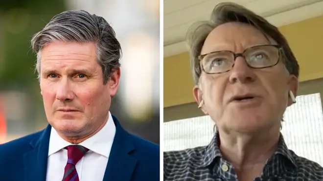 Lord Mandelson told LBC the Labour leader was right to sack Rebecca Long-Bailey