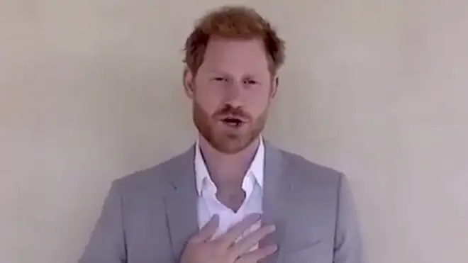 Prince Harry was paying tribute to the recipients of the Diana Awards