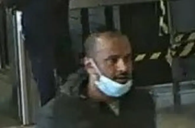 Police are trying to trace this man in connection to the incident 