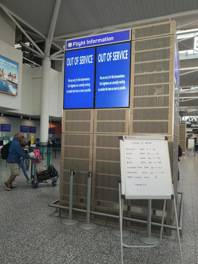 Bristol Airport resulted to writing information on whiteboards when hit by a suspected cyber attack