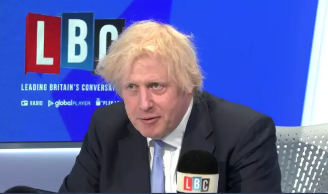 The Prime Minister was answering questions from LBC listeners