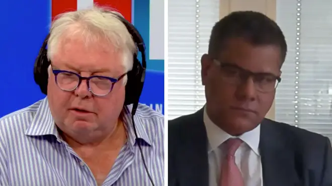 Nick Ferrari quizzed Alok Sharma on the PM's comments