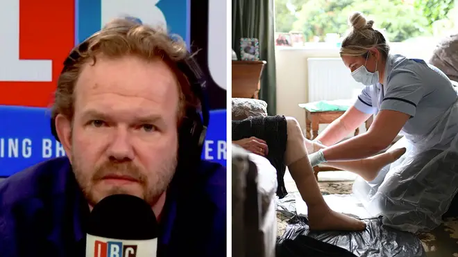 James O'Brien responded to Boris Johnson's care home comments