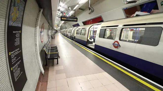 File photo: A Piccadilly Line train at London Kings Cross St Pancras Tube station