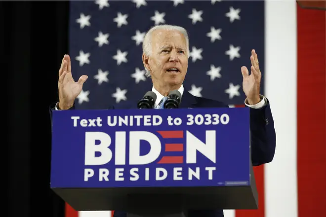 Joe Biden is running as the presumptive Democratic Presidential nominee