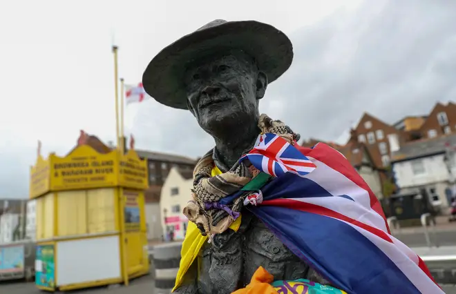 The statue is in Poole, Dorset