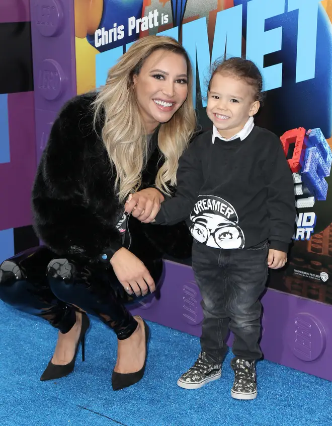 Naya and her son Josey pictured at a premiere last year