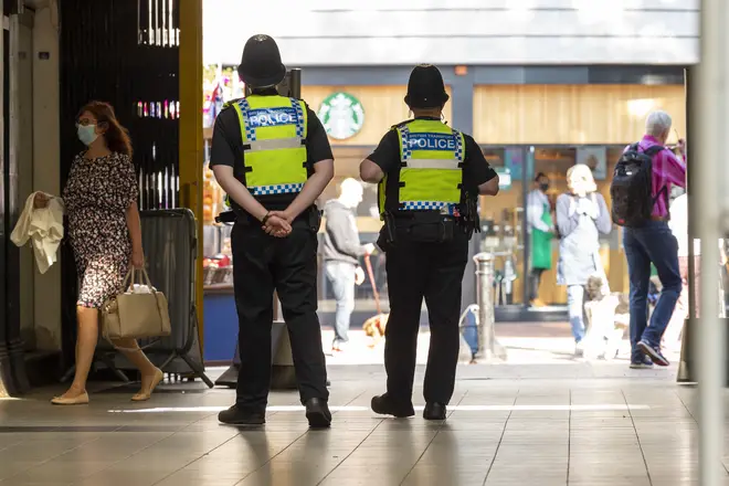 File photo: Police at Embankment station