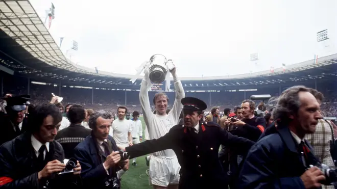 Jack Charlton lifted the FA Cup with Leeds United in 1972