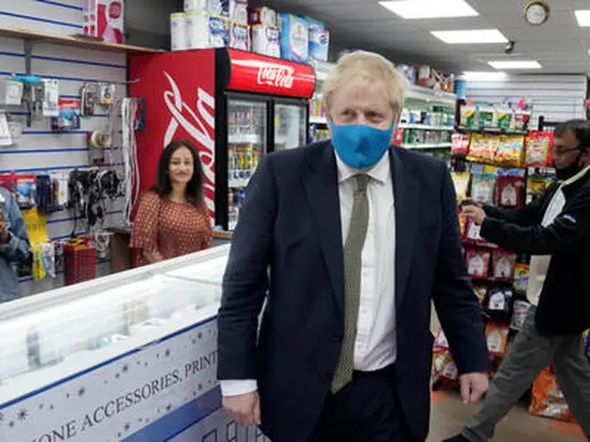 Boris Johnson hinted at face coverings becoming mandatory in england