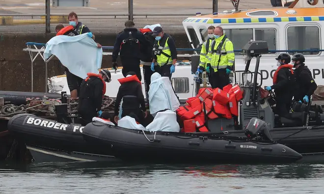 The Home Office confirmed around 380 migrants attempted to cross the Channel at the weekend