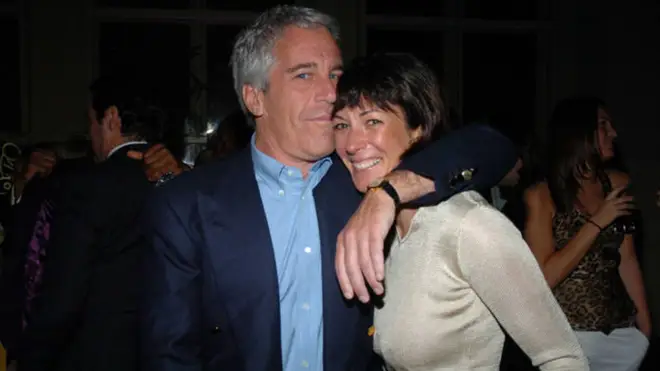 Ghislaine Maxwell with Jeffery Epstein