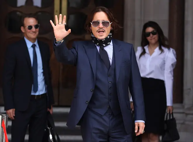 Johnny Depp has finished giving evidence but was still present at the trial on Tuesday