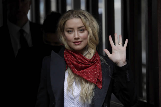 Amber Heard has also been at the trial