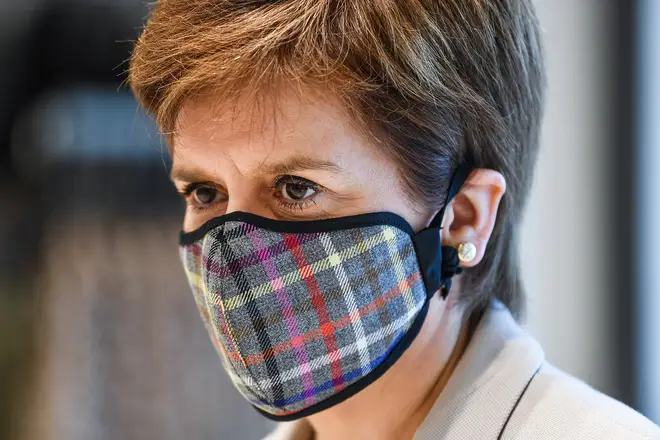 Nicola Sturgeon said the country had now gone a full week without a death of someone who tested positive for Covid-19