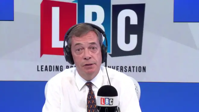 Nigel Farage was discussing a new report on migration when Gordon phoned him