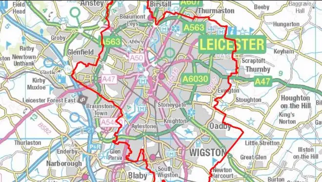 Leicester's council leader published a new map for the city's lockdown restrictions