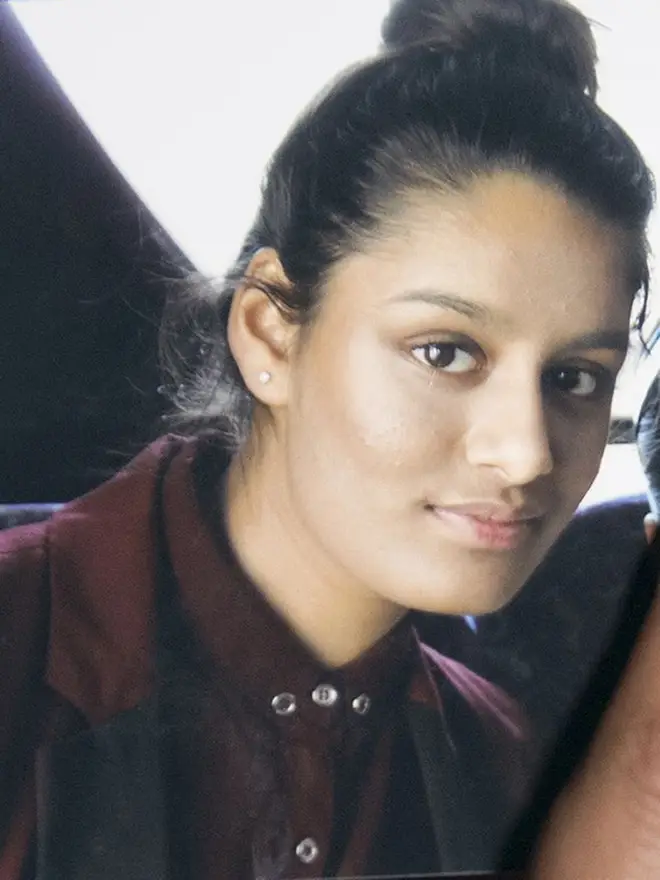 Begum - one of three east London schoolgirls who travelled to Syria to join the so-called Islamic State group (IS)