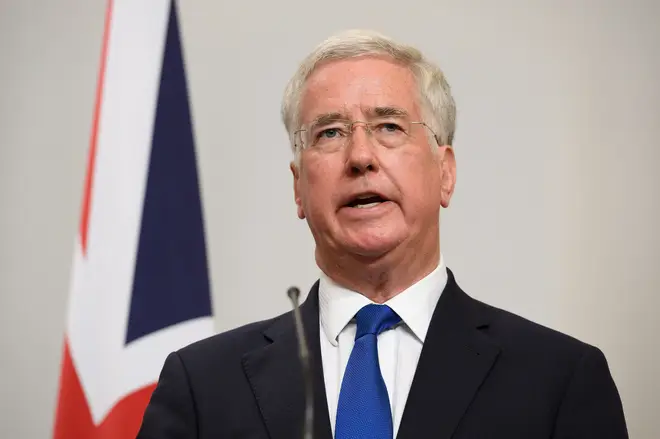 Former Defence Secretary Sir Michael Fallon was speaking to LBC