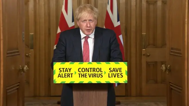 Boris Johnson updated the nation on the covid-19 response today