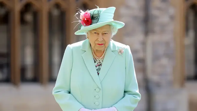 The Queen chatted with Sir Tom about his achievements and the pandemic