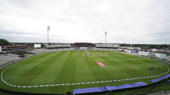 Crowds have been absent from the cricket Test match between England and West Indies at Old Trafford