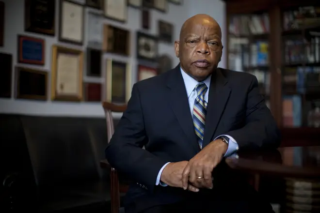 Civil rights hero John Lewis, pictured in 2009