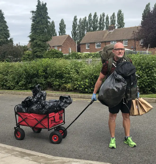 Zane Powles delivered 7,500 meals on foot during lockdown