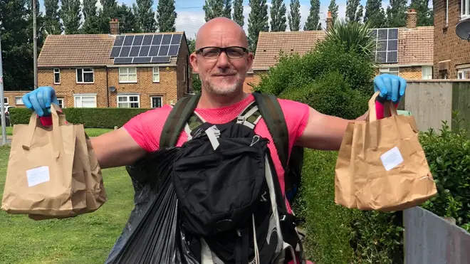 Zane Powles walked over 550 miles during lockdown delivering free school meals