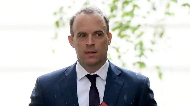 Mr Raab threatened to pour further fuel on flames