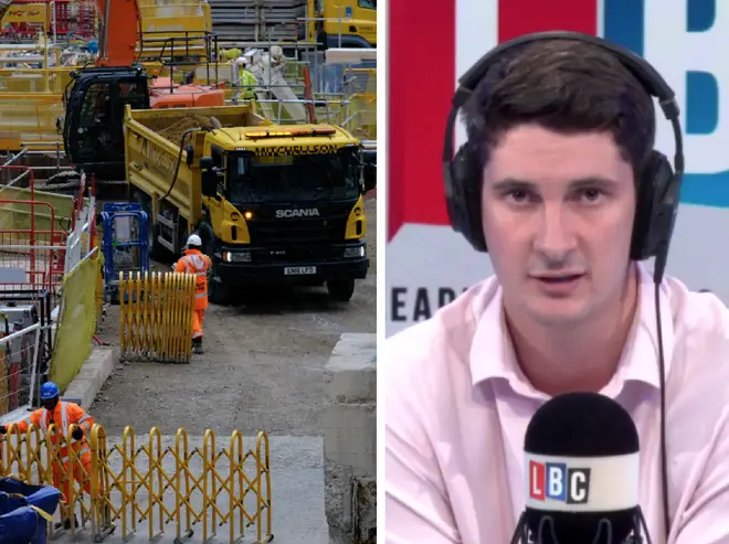 Two callers went head-to-head over the impact of EU workers