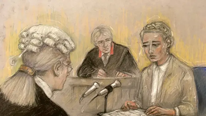 Ms Heard was in court for the second day of giving evidence in the libel case