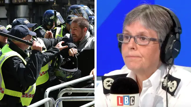 Cressida Dick said 150 officers have been injured in six weeks