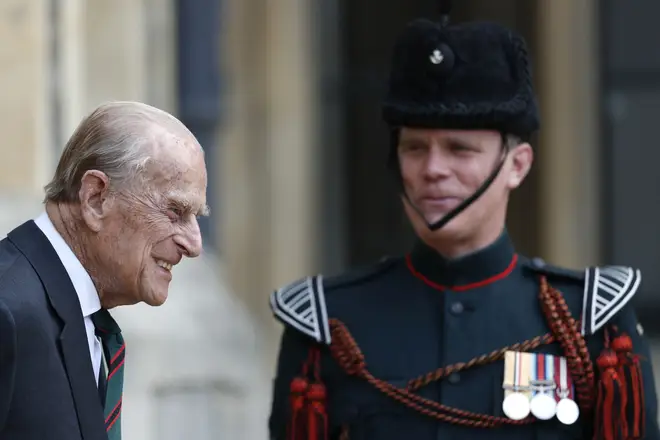 Philip was handing over a military role to the Duchess of Cornwall