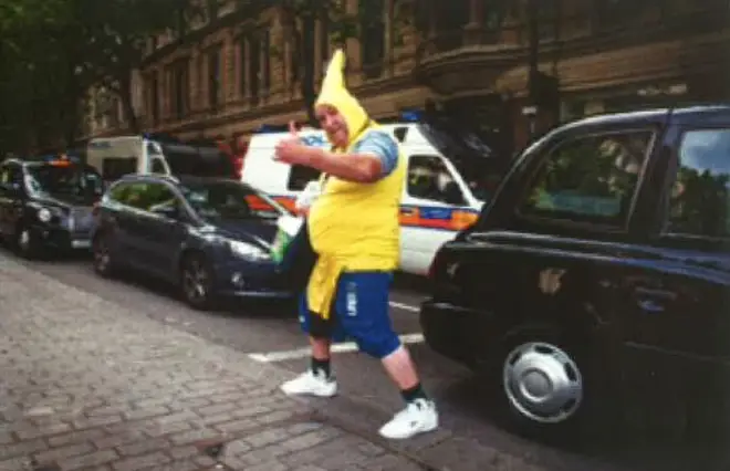 Kevin Cole, aka Banana Man, has been charged with two counts of fraud